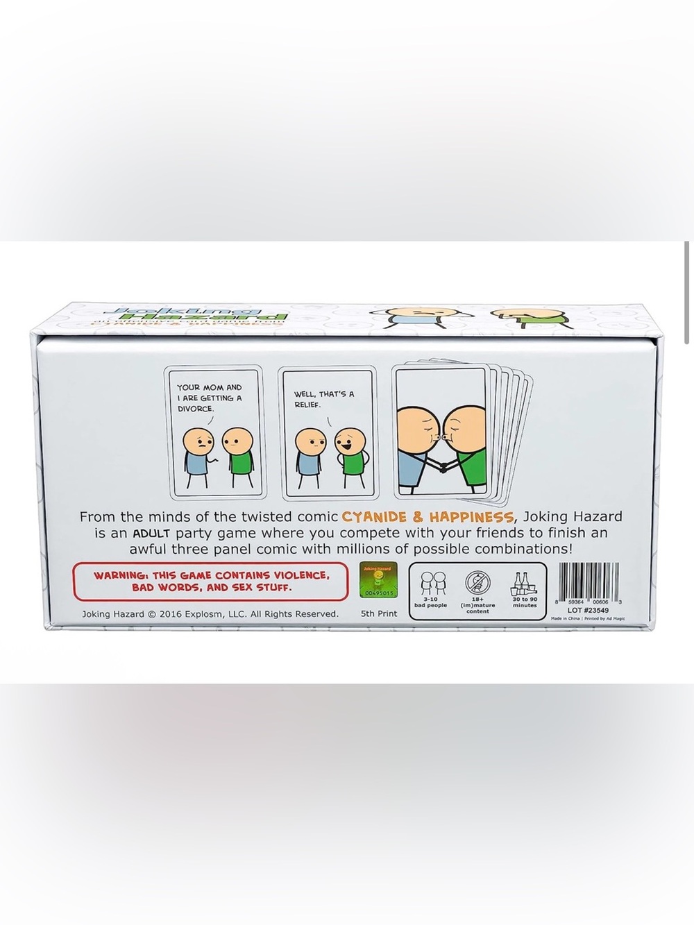 Joking Hazard Card Game for Ages 18+ - Picture 2 of 4